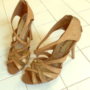 madden girl gold heels